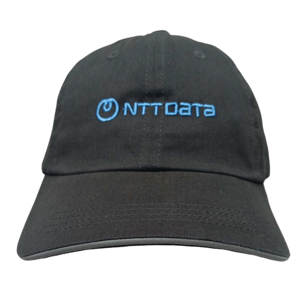 Nttdata Black Cap Adjustable Cap By Port Authority  Signature 90836